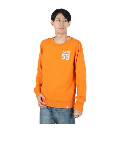 エルケクス(ELKEX)スウェットクルーネック NUMBER 59 EKM4FA0005 ORG