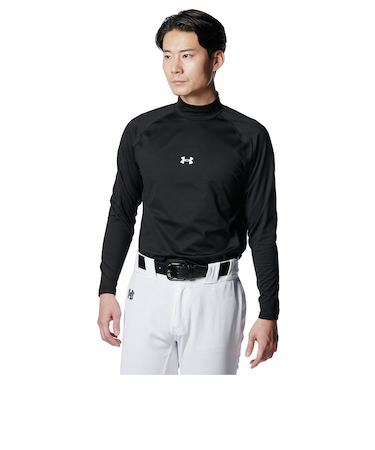 アンダーアーマー（UNDER ARMOUR）野球 アンダーシャツ コールドギア コンフォート フィッティド ロングスリーブ モックネック シャツ 138813…
