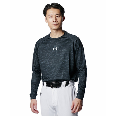 アンダーアーマー（UNDER ARMOUR）野球ウェア UAテック ノベルティ ロングスリーブ クルーネック Tシャツ 1388135 001