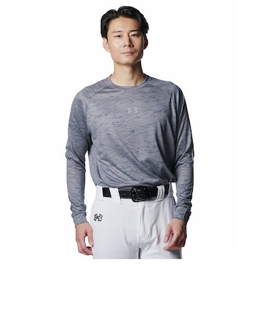 アンダーアーマー（UNDER ARMOUR）野球ウェア UAテック ノベルティ ロングスリーブ クルーネック Tシャツ 1388135 024