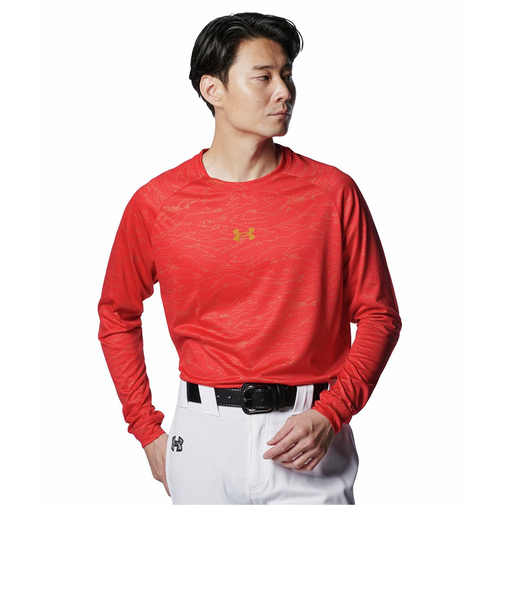 アンダーアーマー（UNDER ARMOUR）野球ウェア UAテック ノベルティ ロングスリーブ クルーネック Tシャツ 1388135 600