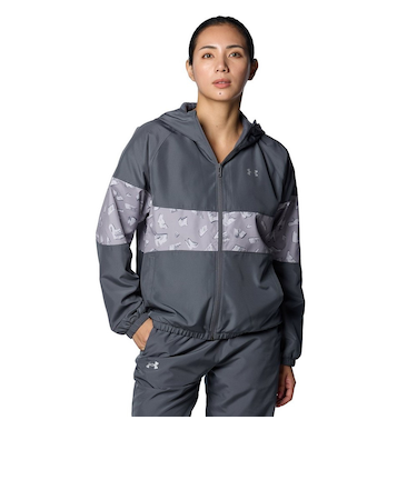 アンダーアーマー（UNDER ARMOUR）トリコット ウーブン フルジップ フーディー 1388192 025