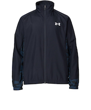 アンダーアーマー（UNDER ARMOUR）ジュニア トリコット ラインド プリント ウーブン フルジップ ジャケット 1388286 001