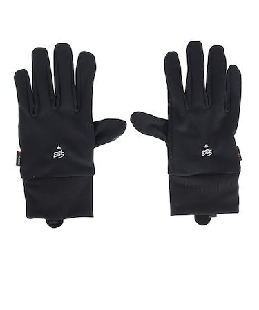 エビス（ebs）ウィンターグローブ ポーラテックグリッドインナー ライトウォーム 4400030-POLARTEC GRID LIGHT BK