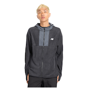 ニューバランス(new balance)フリース フルジップ フーディ MJ43517BK