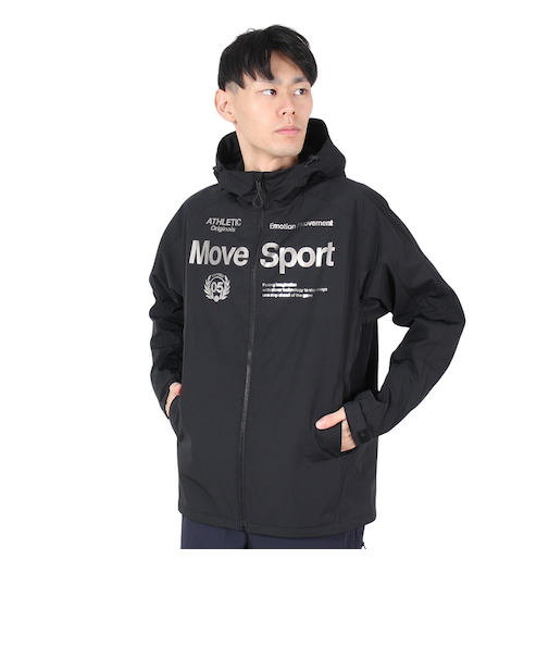 デサント（DESCENTE）HEATNAVI ロゴフルジップ フーディー ST4FWB34M BK00