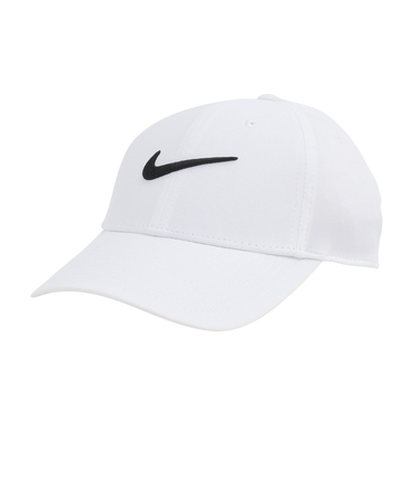 ナイキ（NIKE）帽子 ドライフィット ストラクチャード キャップ 白 S-Lサイズ FB5625-100 ランニング ジョギング スポーツ