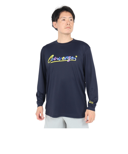 コンバース（CONVERSE）バスケットボールウェア プリントロングスリーブシャツ CB242359L-2900