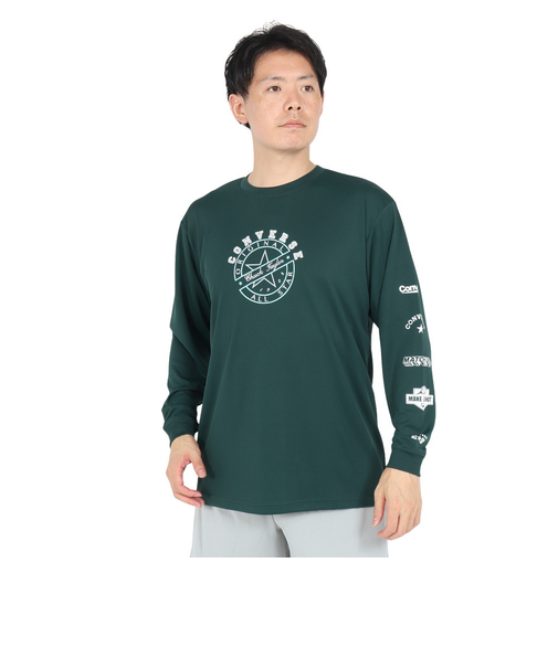 コンバース（CONVERSE）バスケットボールウェア プリントロングスリーブシャツ CB242361L-4700