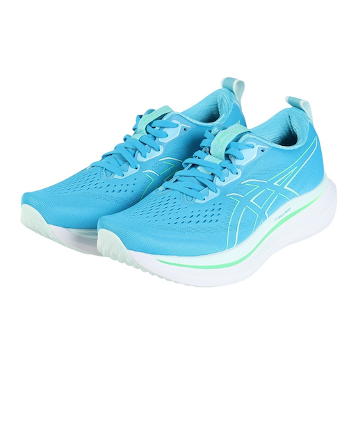 アシックス（ASICS）ランニングシューズ グライドライドマックス ブルー グリーン 1011B891.400 スニーカー ジョギング