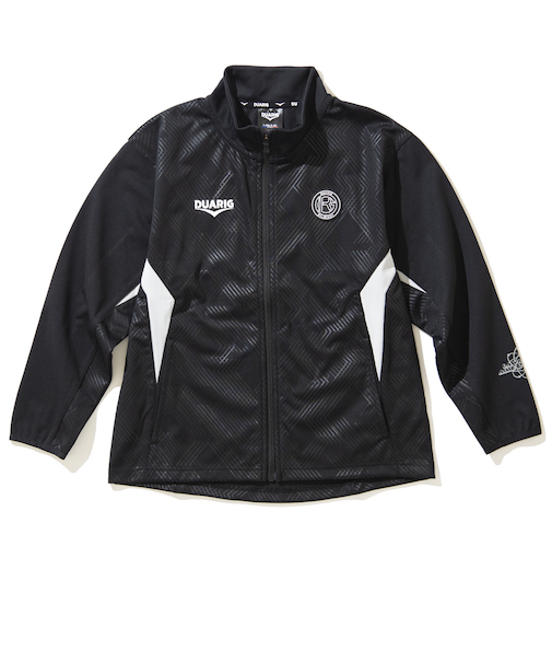 デュアリグ（DUARIG）サッカーウェア ジュニア ウインドクロス フルジップジャケット 4F0018-SCWR-742CD BLK