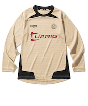 デュアリグ(DUARIG)サッカーウェア ジュニア ドライプラス 長袖プラクティスシャツ 4F0022-SCWR-742HD BEG