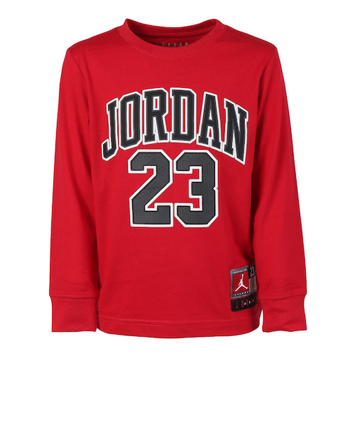 キッズ ジョーダン PRACTICE FLIGHT 長袖Tシャツ 85C591-R78