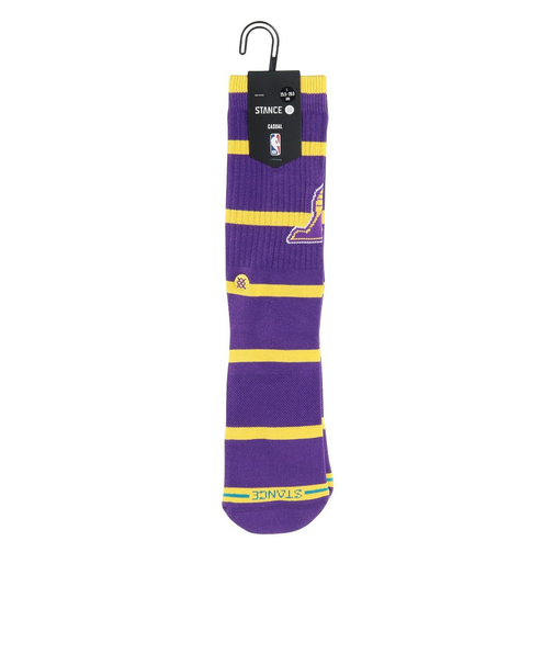 スタンス（STANCE）バスケットボール ソックス PREP LOS ANGELES LAKERS CREW A555C24PLK PUR