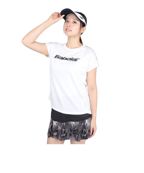 バボラ（BABOLAT）テニスウェア PURE ショートスリーブシャツ 半袖 BWP4573-WH00