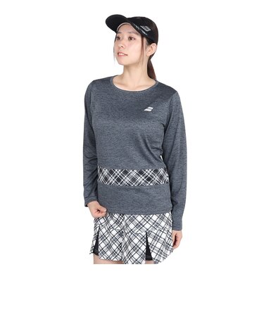 バボラ（BABOLAT）テニスウェア PURE ロングスリーブシャツ 長袖 BWP4577-BK00