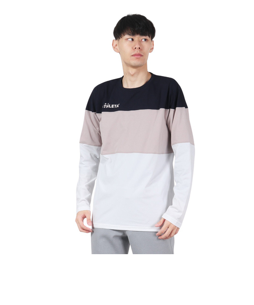 アスレタ（ATHLETA）サッカー フットサルウェア カラーブロックプラ 長袖Tシャツ 3388 GPN