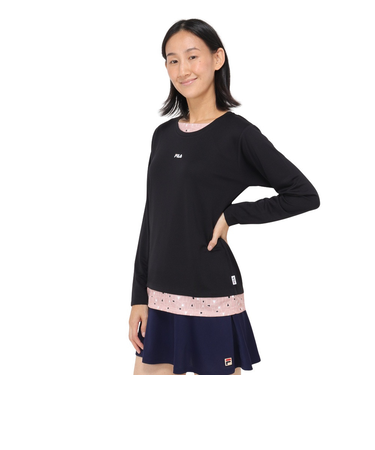 フィラ（FILA）テニスウェア ロングスリーブ フェイク Tシャツ FL7006-08