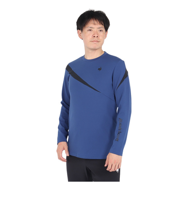 ルコックスポルティフ（lecoqsportif）テニスウェア ライト スウェットシャツ LN4FLT12M BL00