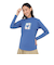 ルコックスポルティフ（lecoqsportif）テニスウェア モックネック 長袖シャツ ロングスリーブ LN4FLT11L BL00