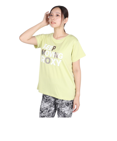 ロキシー（ROXY）KEEP MOVING Tシャツ 24FWRST244532LIM