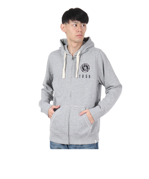 エルケクス（ELKEX）SW エンブレム ジップフーディー EKM4FA0010 MGRY