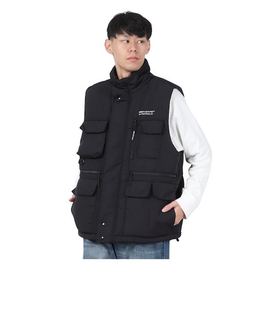 ベンデイビス（BEN DAVIS）フィッシングパファーベスト 24780017-BLK