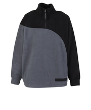 ハーレー（HURLEY）マイクロ フリース プルオーバー 1/4ジップ MCFF242035-BLK