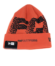 ニューエラ（NEW ERA）帽子 ベーシック カフニット帽 SHINKNOWNSUKE FAT CUT PRESS バーントオレンジ 14346922