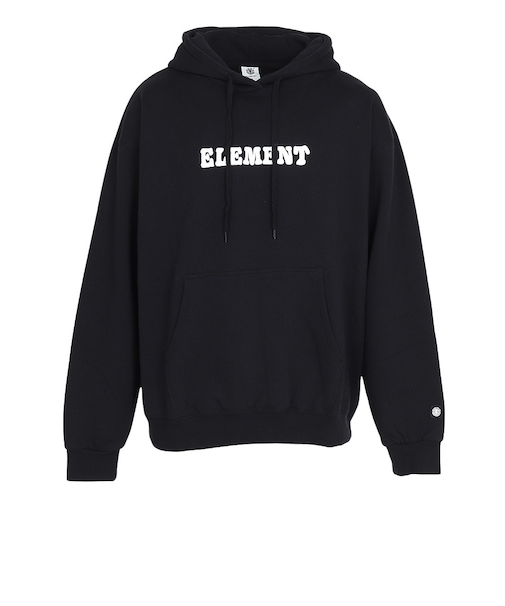 エレメント（ELEMENT）BUBBLE ロゴ フーディ BE022006 FBK