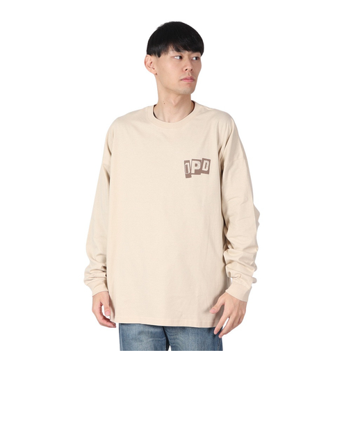 WEDGE ロングスリーブTシャツ IPDLSWG-801-BEG