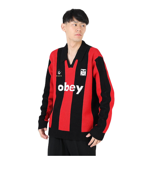 オベイ（OBEY）サッカー ジャージー セーター 151000090RDM