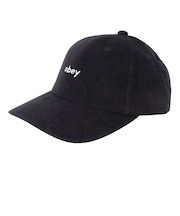 オベイ（OBEY）LOWERCASE コーデュロイ 6 パネル キャップ 100580378BLK