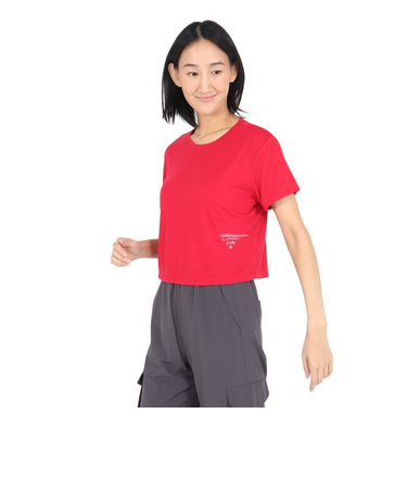 ジーフィット（G-FIT）クロップド ショートスリーブトップ GA-C668TS-R