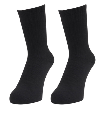 クー（Coo.）3層 クルー丈 ソックス 2足組 BLK 894Q4GSA0088 BLK 吸湿 発熱