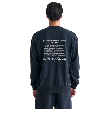 クイックシルバー（Quiksilver）QS HISTORY クルースウェット 24FWQPO244066BLK