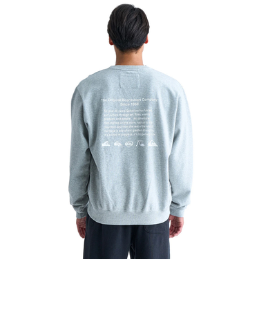 クイックシルバー（Quiksilver）QS HISTORY クルースウェット 24FWQPO244066HTR