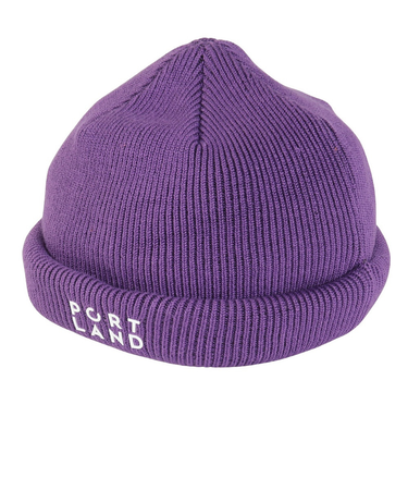 ライズ（RYZ）ニット帽 ロール ニット ワッチ RZ20ST24FW0022 PUL 防寒 フリーサイズ パープル