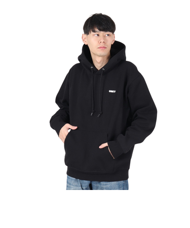 オベイ（OBEY）BOLD フーデッド スウェットシャツ 112842349BLK