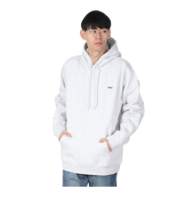 オベイ（OBEY）BOLD フーデッド スウェットシャツ 112842349HEA