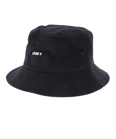 オベイ（OBEY）BOLD コーデュロイ バケットハット 100520093BLK