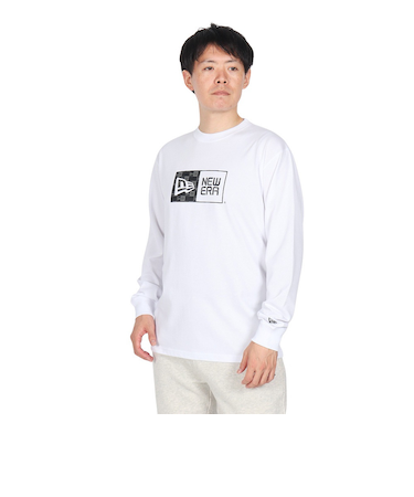 ニューエラ（NEW ERA）長袖コットンTシャツ ボックスロゴ パターン 14324722