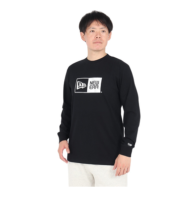 ニューエラ（NEW ERA）長袖コットンTシャツ ボックスロゴ パターン 14324723