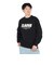 エクストララージ（XLARGE）CHENILLE ロゴ クルーネック スウェットシャツ 101243012016-BLACK