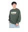エクストララージ（XLARGE）CHENILLE ロゴ クルーネック スウェットシャツ 101243012016-GREEN