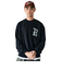 ヘビーOZ裏毛クルー スウェットシャツ BU2415805 19 BLACK