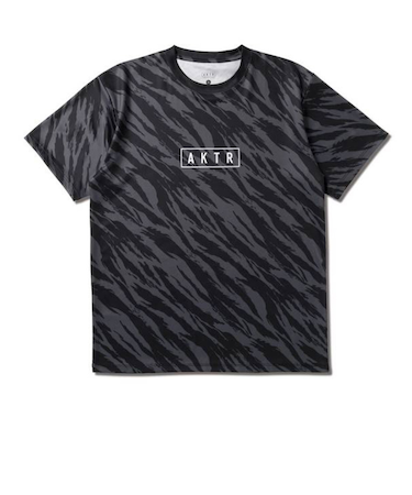アクター（AKTR）バスケットボールウェア BEAST カモ アクター ロゴ スポーツ Tシャツ 224-015005 BK