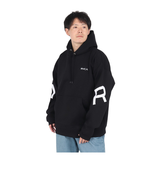 ルーカ（RVCA）FAKE RVCA フーディーパーカー BE042005 BLK