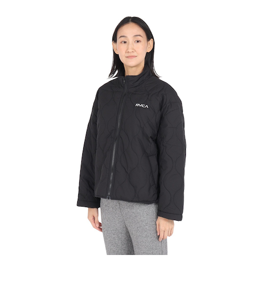 ルーカ（RVCA）QUILTING SHIRT ジャケット BE044763 BLK