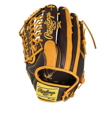 ローリングス（Rawlings）軟式用グラブ 外野手用 野球グローブ 左投用 ハイパーテック COLOR SYNC GR4FHTCY719-DBR/PY-RH